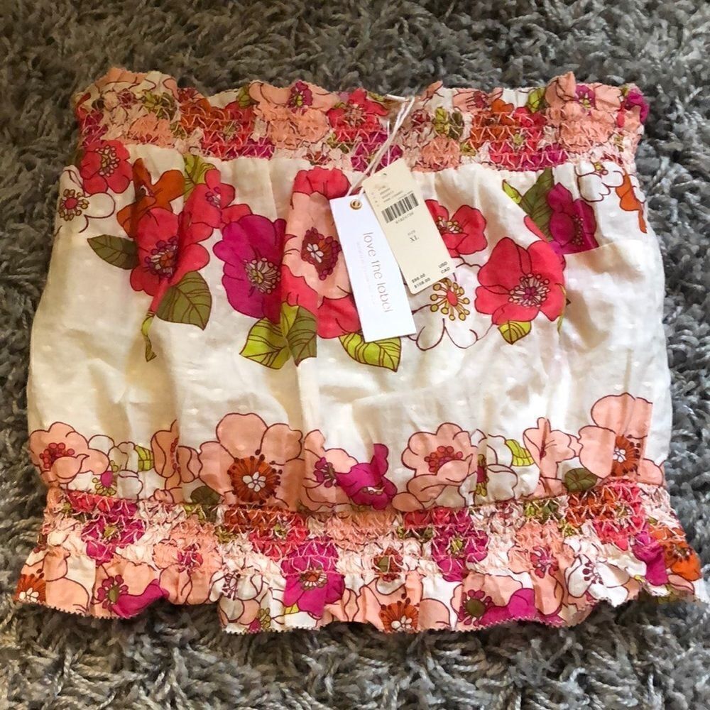 NWT Anthropologie ‘Love the Label’ Tube Top XL - Picture 10 of 16